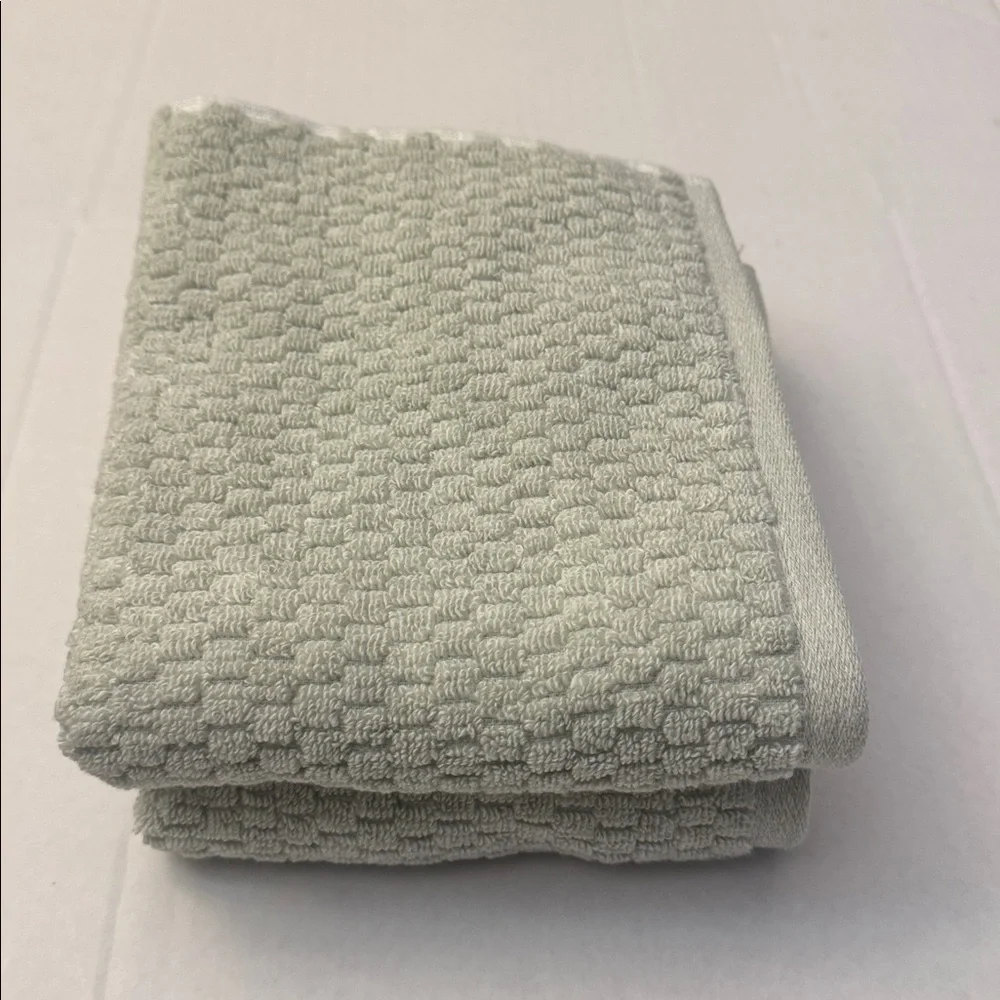 9pc Oversized ECOEXISTENCE Eco-Melange Bath Towel Set - Calla Green - Green